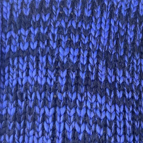 Karen Lessly Cardigan Sweater Womens 2X Blue Black New - Picture 5 of 10